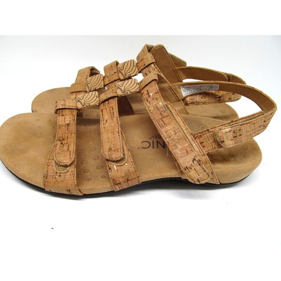 Vionic Orthaheel Amber Adjustable Strappy Sandals Size US 9 B preowned - Picture 7 of 10